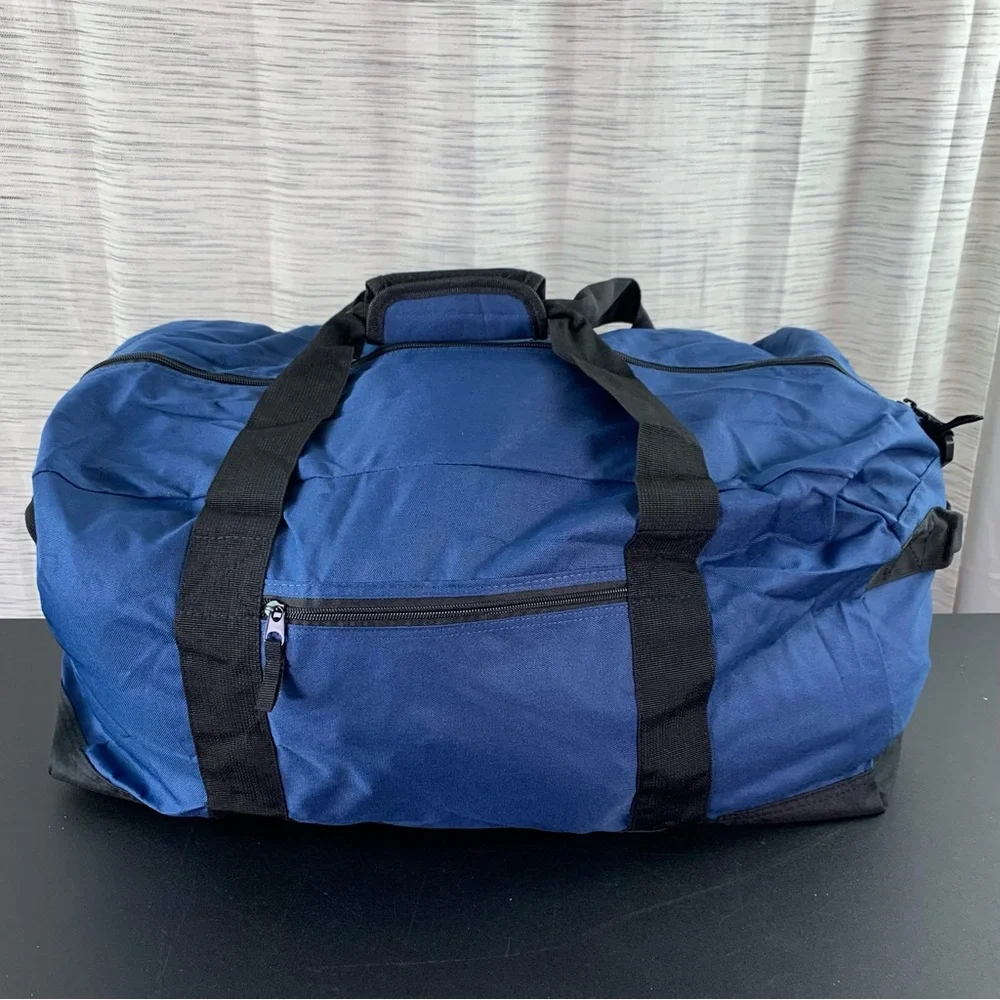 Large Blue Duffel Bag